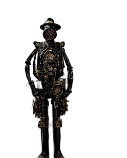 robot, staff, weapon, concept art transparent PNG cut-out