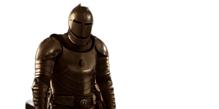 sword, robot, 3d render, concept art transparent PNG cut-out