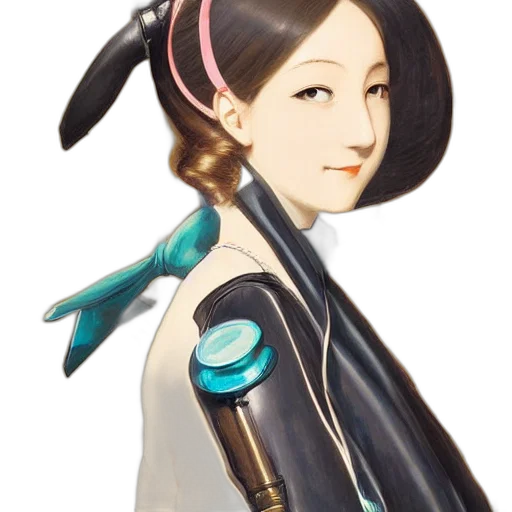 staff, weapon, robot, mask, concept art, fantasy art, anime, cartoon transparent PNG cut-out