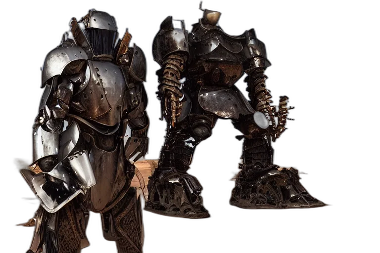 robot, concept art, 3d render, fantasy art transparent PNG cut-out