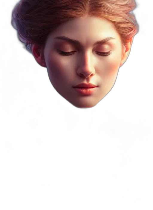 face, crown, mask, hair transparent PNG cut-out