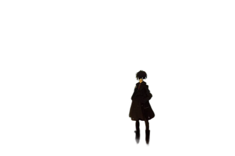 dress, staff, jacket, weapon transparent PNG cut-out