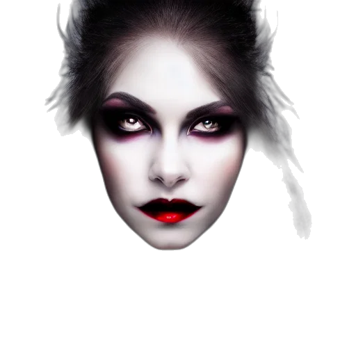 face, mask, creature, crown transparent PNG cut-out