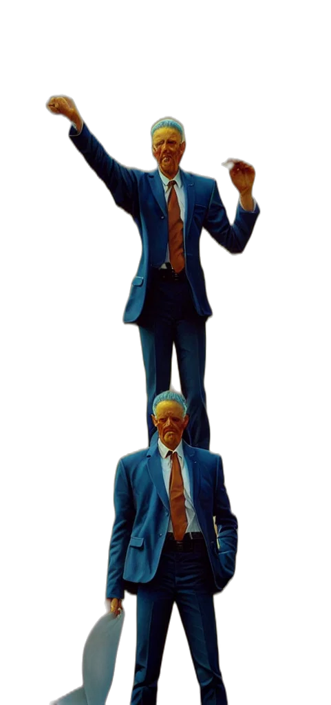 staff, jacket, robot, concept art, 3d render, photorealistic, pixel art, always transparent PNG cut-out