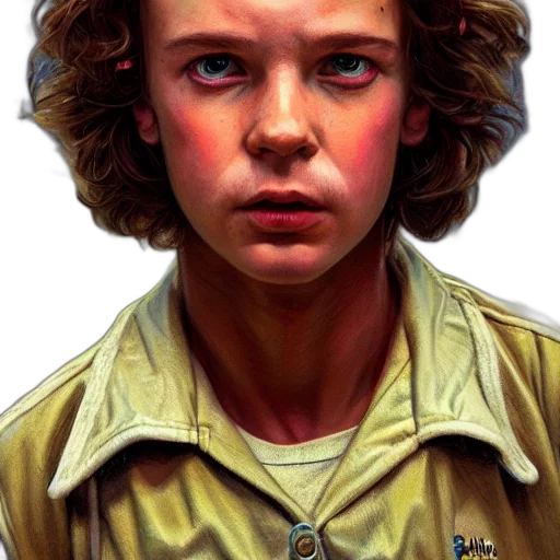 face, jacket, hair, staff, photorealistic, oil painting, comic book art, concept art transparent PNG cut-out