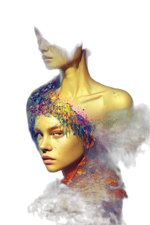 face, mask, photorealistic, concept art transparent PNG cut-out