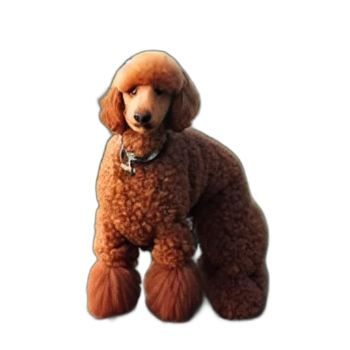 animal, staff, 3d render, photorealistic, scoobydoo, poodle, style transparent PNG cut-out