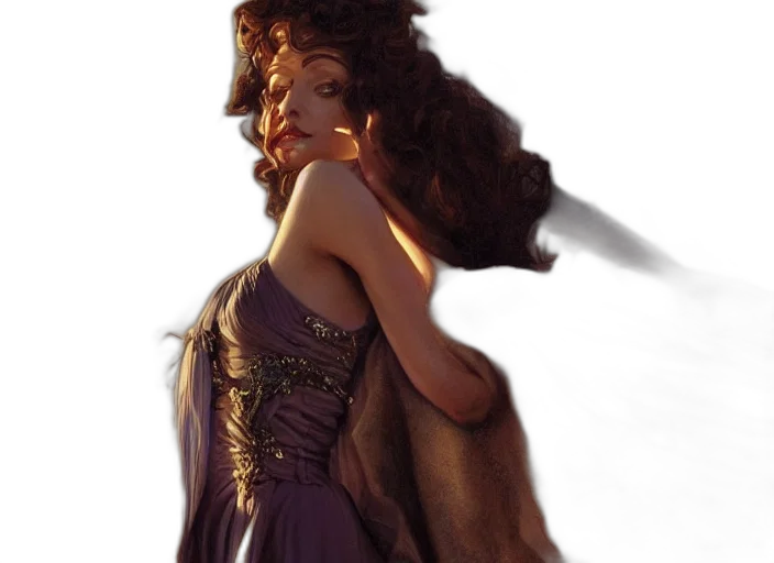dress, crown, jewelry, hair transparent PNG cut-out