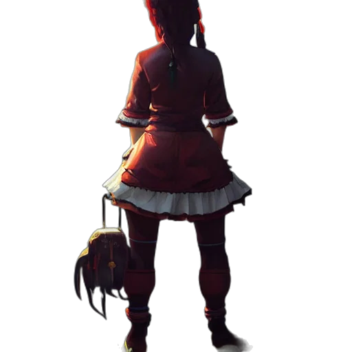staff, dress, weapon, sword, concept art, 3d render, fantasy art, pixel art transparent PNG cut-out