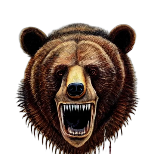 animal, face, creature, photorealistic transparent PNG cut-out