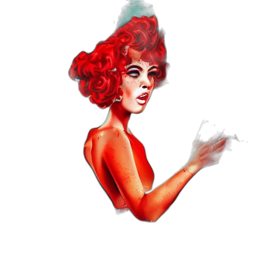 dress, crown, hat, umbrella, concept art, watercolor, pixel art, fantasy art transparent PNG cut-out