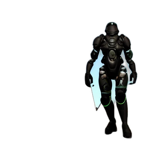 robot, sword, weapon, staff transparent PNG cut-out