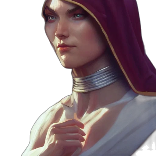 face, staff, fantasy art, concept art transparent PNG cut-out
