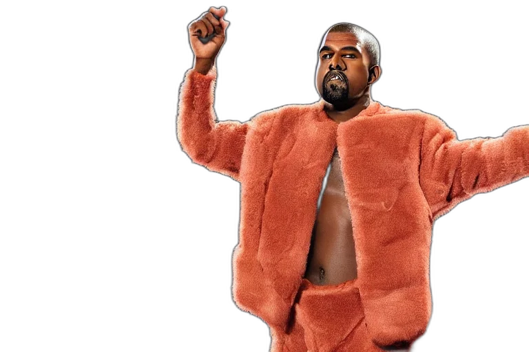 jacket, animal, creature, dress, kanye, west, wearing, suit transparent PNG cut-out
