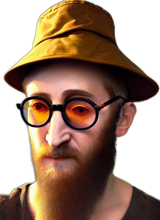 hat, face, staff, mask, photorealistic, concept art, fantasy art, 3d render transparent PNG cut-out