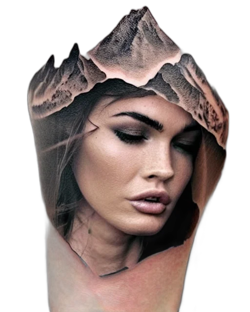 face, jewelry, hat, crown, photorealistic, fantasy art, concept art, oil painting transparent PNG cut-out