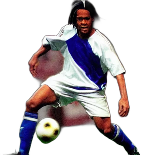 photorealistic, mundial, ronaldinho, soccer transparent PNG cut-out