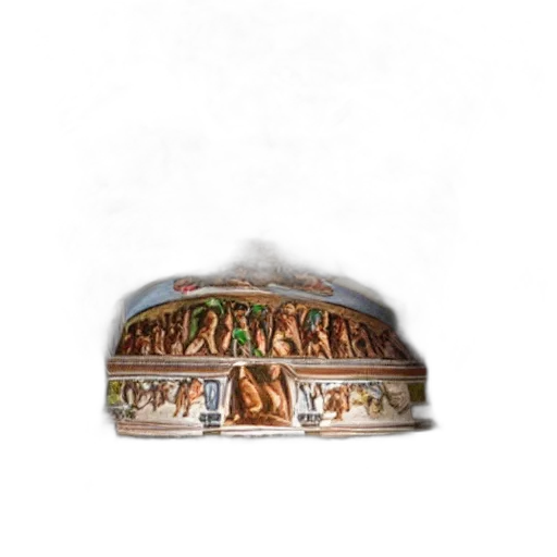 crown, jewelry, hat, furniture, 3d render, concept art, photorealistic, sistine transparent PNG cut-out