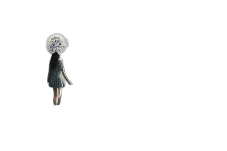 mask, creature, hair, robot, 3d render, concept art, pixel art, photorealistic transparent PNG cut-out