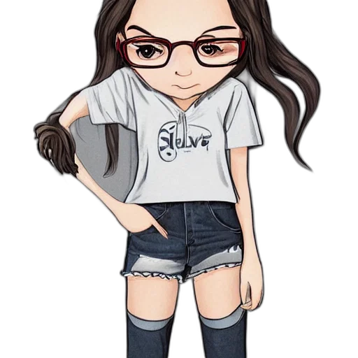 staff, cartoon, anime, pixel art transparent PNG cut-out