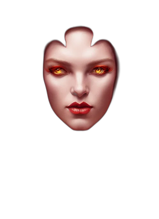 mask, face, creature, crown, fantasy art, pixel art, photorealistic, concept art transparent PNG cut-out