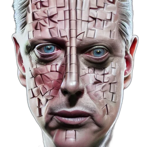 face, mask, robot, creature transparent PNG cut-out