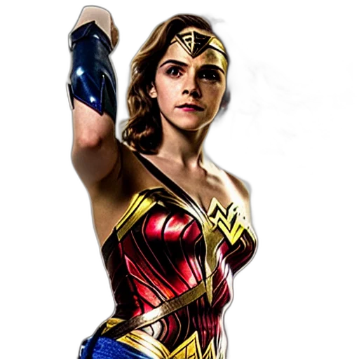 comic book art, concept art, photorealistic, emma transparent PNG cut-out