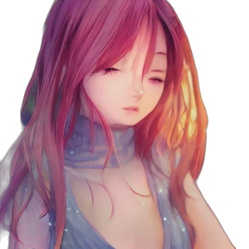 dress, face, jacket, creature transparent PNG cut-out