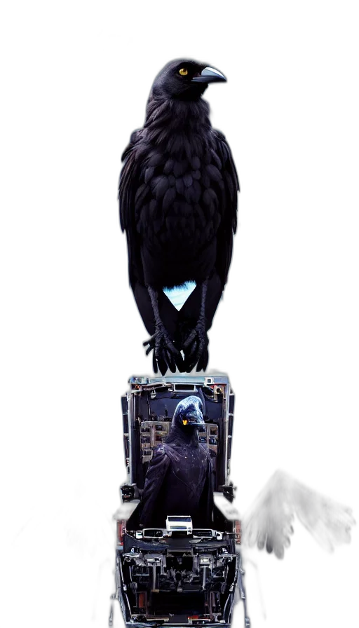 animal, staff, creature, robot, concept art, fantasy art, photorealistic, 3d render transparent PNG cut-out