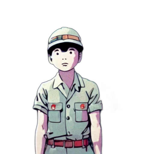 staff, hat, weapon, robot, cartoon, concept art, anime, pixel art transparent PNG cut-out