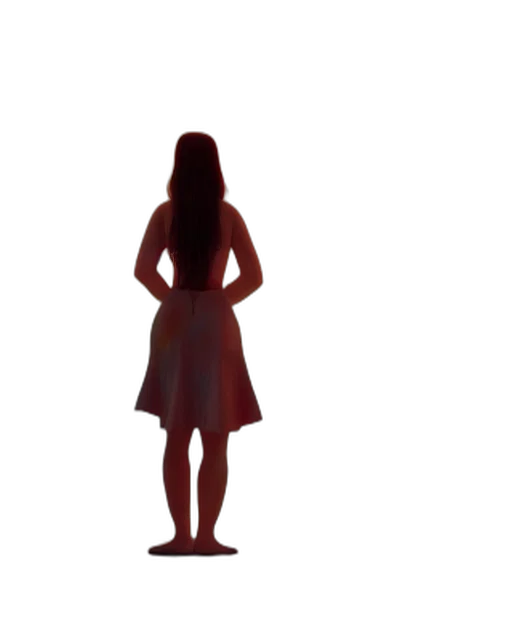 dress, robot, staff, face transparent PNG cut-out