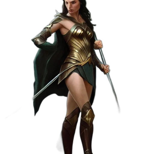 concept art, fantasy art, comic book art, 3d render transparent PNG cut-out