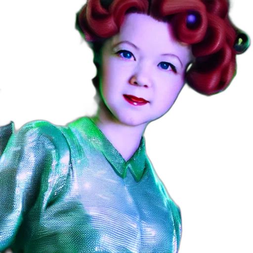 crown, dress, staff, face transparent PNG cut-out