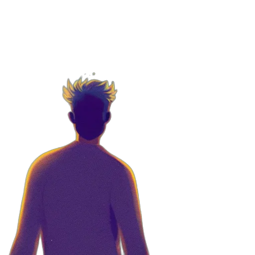 crown, hair, mask, creature, concept art, 3d render, anime, vaporwave transparent PNG cut-out