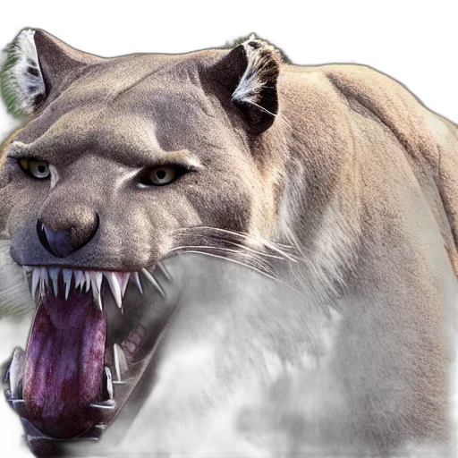 animal, creature, photorealistic, 3d render transparent PNG cut-out
