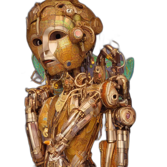 robot, jewelry, mask, concept art transparent PNG cut-out