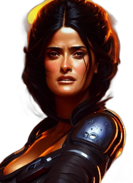 face, robot, concept art, fantasy art transparent PNG cut-out