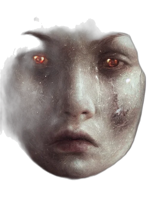 mask, face, creature, robot, concept art, photorealistic, fantasy art, 3d render transparent PNG cut-out