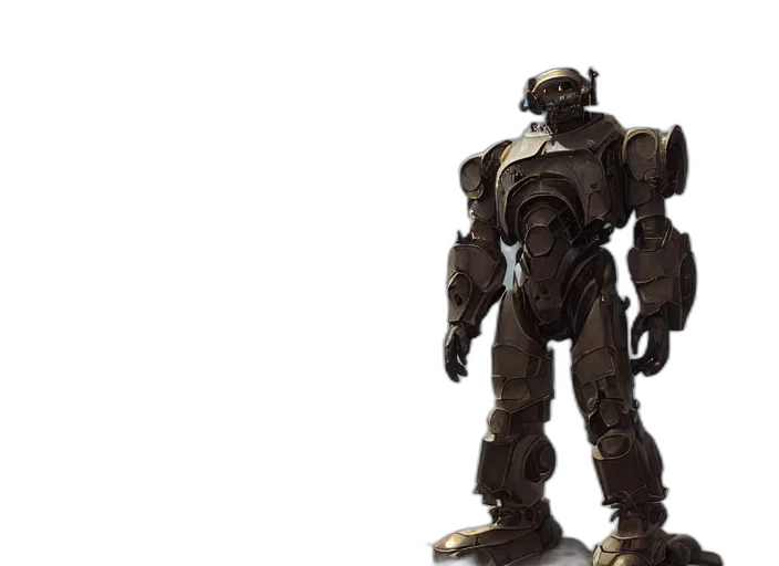 robot, concept art, 3d render, highly, detailed, power, armor, point transparent PNG cut-out