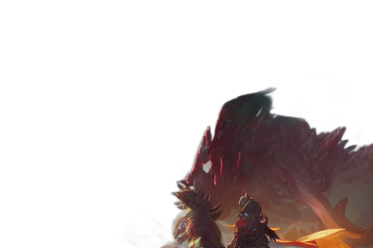 dragon, sword, creature, staff transparent PNG cut-out
