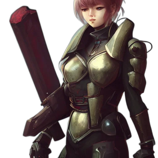 robot, weapon, sword, staff transparent PNG cut-out