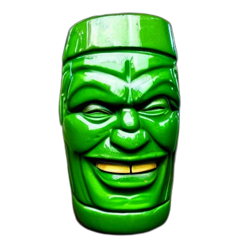 mask, bottle, face, crown transparent PNG cut-out
