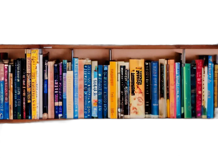 furniture, food, photo, still, miniature, crowd, bookshelves, studio transparent PNG cut-out