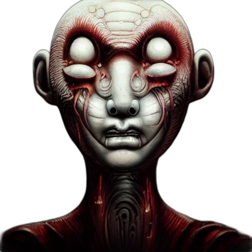 face, mask, creature, robot transparent PNG cut-out