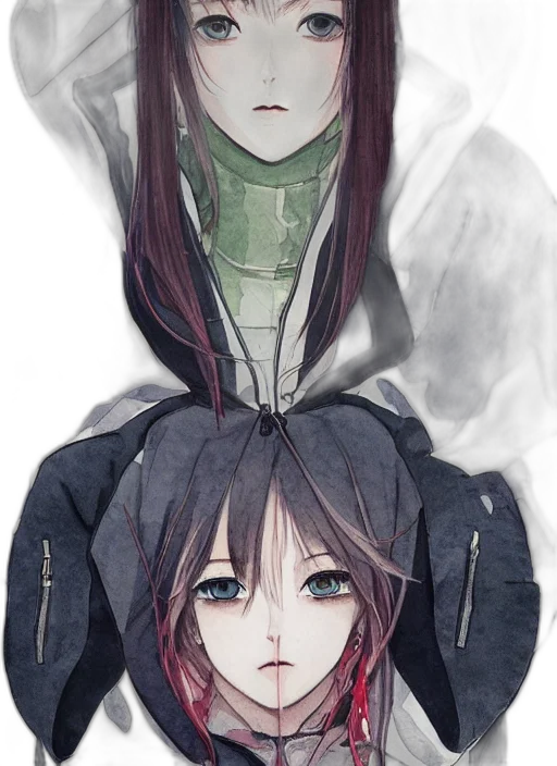 mask, jacket, face, anime transparent PNG cut-out