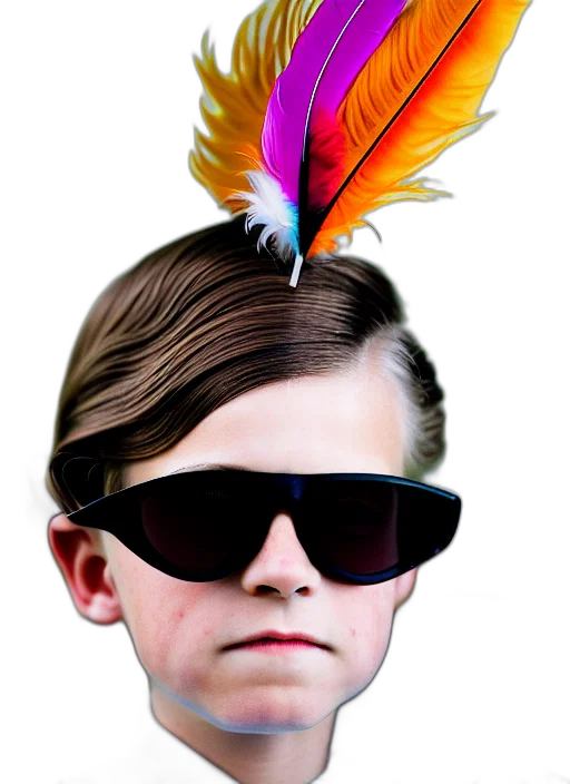 hat, crown, hair, face transparent PNG cut-out