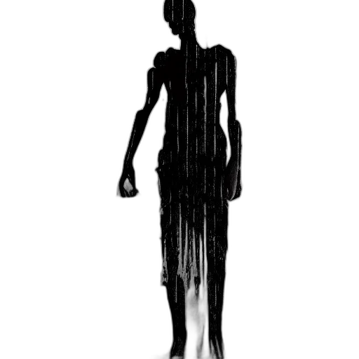 creature, staff, dress, robot transparent PNG cut-out