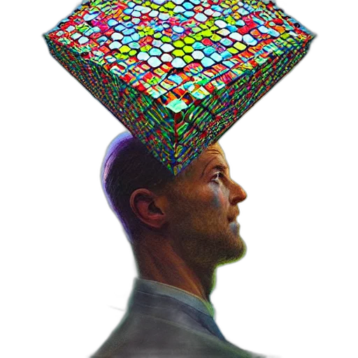 hat, crown, face, robot transparent PNG cut-out