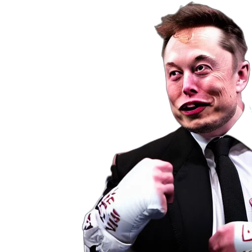 robot, face, mask, elon, musk, boxing, elmo transparent PNG cut-out