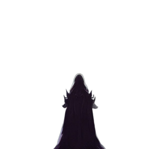 dress, creature, crown, staff transparent PNG cut-out